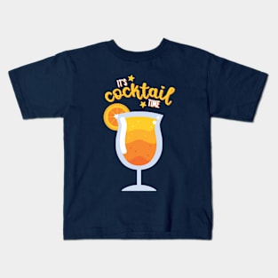 It's Cocktail Time Kids T-Shirt